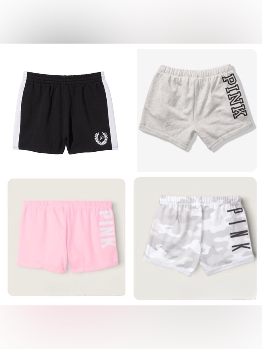 Victoria secret PINK Everyday Lounge Boyfriend Shorts Bundle - Picture 1 of 15